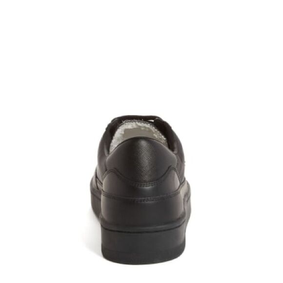 NWOB GUESS | Black Silea Triangle Low-Top Men’s Sneakers - Picture 4 of 12